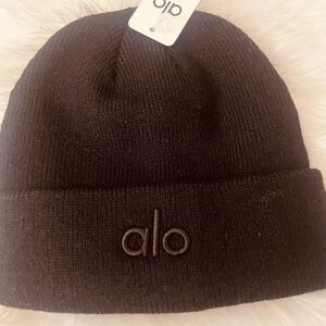 ALO Yoga Black Beanie